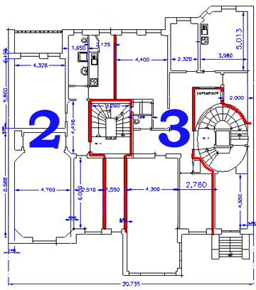 Moorweide Grudriss Erdgeschoss